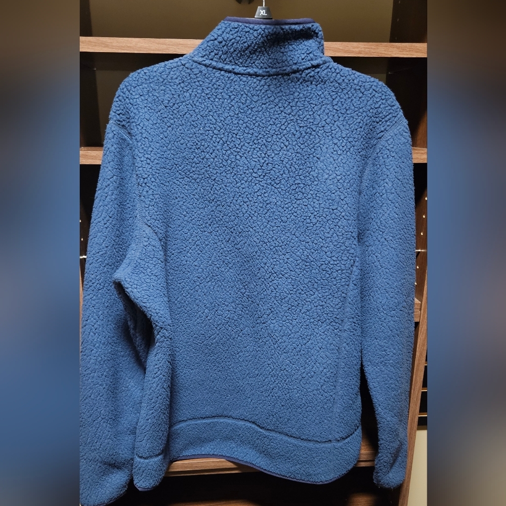 Patagonia Blue Fleece Half-Zip Pullover - Picture 2 of 4